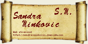 Sandra Minković vizit kartica